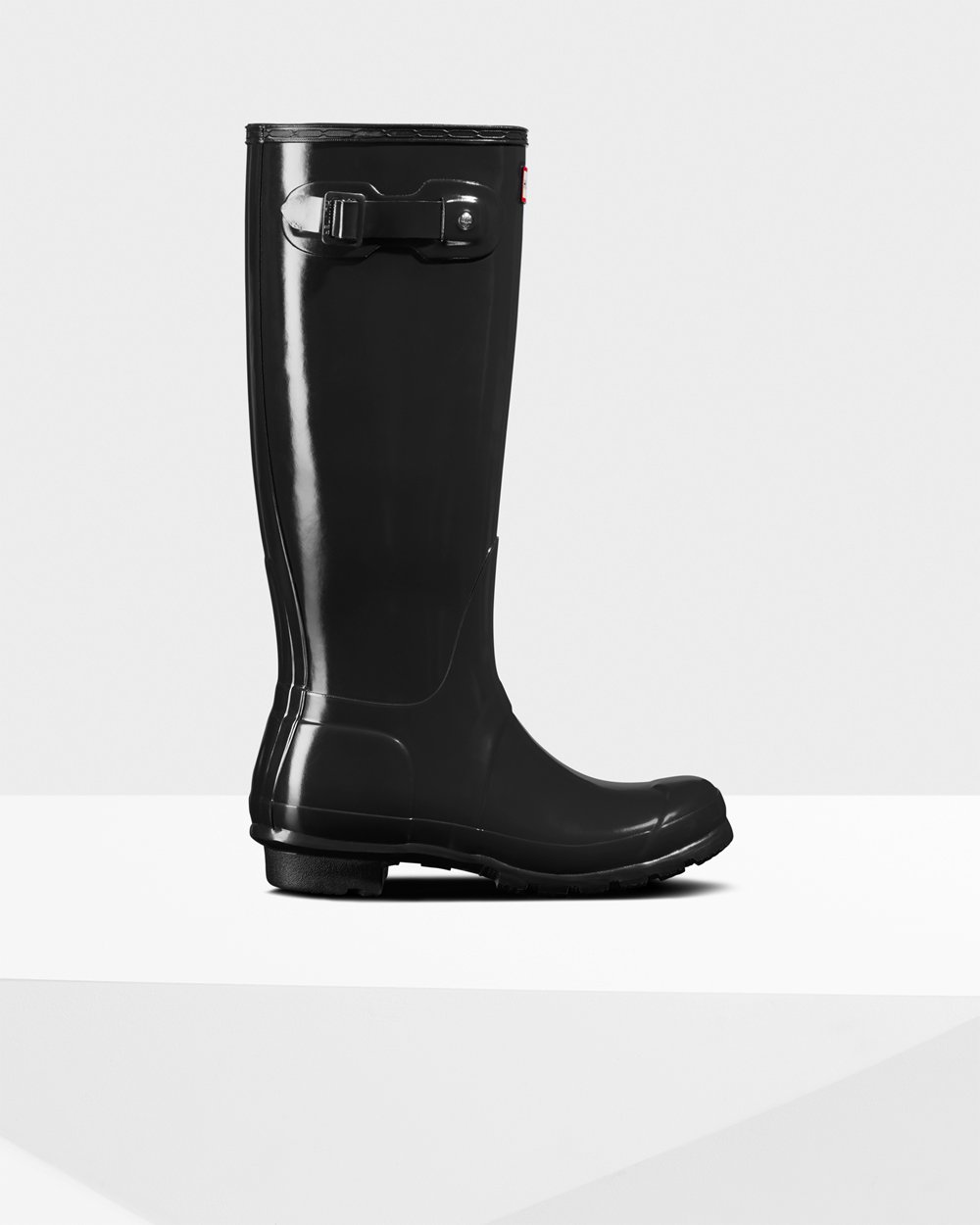 Botas De Altas Original Gloss Hunter Mujer - Negros - 837640GRA